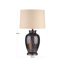 Table Lamp Rowan Smoke by Richmond Interiors Table Lamp Rowan Smoke by Richmond Interiors