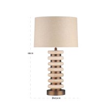 Table Lamp Blair Natural by Richmond Interiors Table Lamp Blair Natural by Richmond Interiors