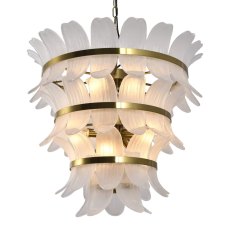 Chandelier Ameline Brass Antique by Richmond Interiors Chandelier Ameline Brass Antique by Richmond Interiors