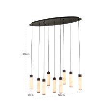 Chandelier Chavine Bronze by Richmond Interiors Chandelier Chavine Bronze by Richmond Interiors