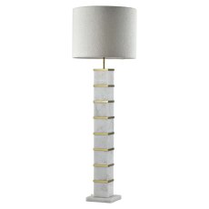 Floor Lamp Celinae White including Lampshade by Richmond Interiors Floor Lamp Celinae White including Lampshade by Richmond Interiors