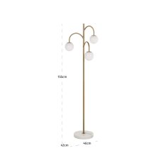 Floor Lamp Janou Gold by Richmond Interiors Floor Lamp Janou Gold by Richmond Interiors