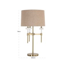 Table Lamp Josie Brushed Gold by Richmond Interiors Table Lamp Josie Brushed Gold by Richmond Interiors
