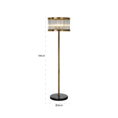 Floor Lamp Nadine Bronze by Richmond Interiors Floor Lamp Nadine Bronze by Richmond Interiors