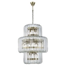 Chandelier Chenna Clear Transparent by Richmond Interiors Chandelier Chenna Clear Transparent by Richmond Interiors