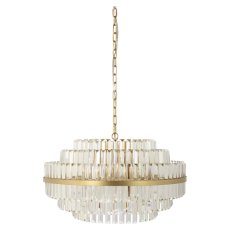 Chandelier Desire Brushed Gold Medium by Richmond Interiors Chandelier Desire Brushed Gold Medium by Richmond Interiors