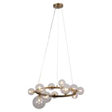 Chandelier Yosie Brushed Gold by Richmond Interiors Chandelier Yosie Brushed Gold by Richmond Interiors