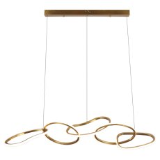 Chandelier Flyn Brushed Gold by Richmond Interiors Chandelier Flyn Brushed Gold by Richmond Interiors