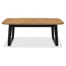 Emerson Rustic Oak and Peppercorn Rectangular Coffee Table by Bentley Designs Emerson Rustic Oak and Peppercorn Rectangular Coffee Table by Bentley Designs