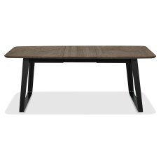 Emerson Weathered Oak and Peppercorn 4-6 Seater Extending Dining Table by Bentley Designs Emerson Weathered Oak and Peppercorn 4-6 Seater Extending Dining Table by Bentley Designs