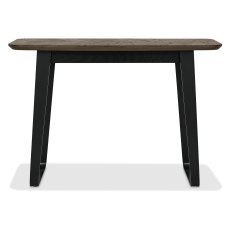Emerson Weathered Oak and Peppercorn Console Table by Bentley Designs