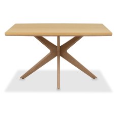 Kristen Oak and Light Weathered Oak 4 Seater Dining Table by Bentley Designs Kristen Oak and Light Weathered Oak 4 Seater Dining Table by Bentley Designs