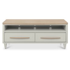 Larsen Scandi Oak and Soft Grey Media Unit by Bentley Designs Larsen Scandi Oak and Soft Grey Media Unit by Bentley Designs