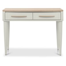 Larsen Scandi Oak and Soft Grey Console Table with Drawer by Bentley Designs