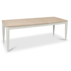 Larsen Scandi Oak and Soft Grey 6-8 Extension Dining Table by Bentley Designs