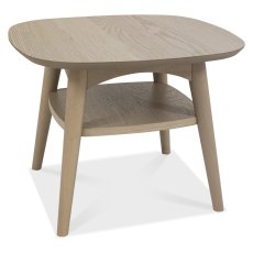 Dansk Scandi Oak Lamp Table with Shelf by Bentley Designs Dansk Scandi Oak Lamp Table with Shelf by Bentley Designs