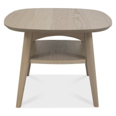 Dansk Scandi Oak Lamp Table with Shelf by Bentley Designs Dansk Scandi Oak Lamp Table with Shelf by Bentley Designs