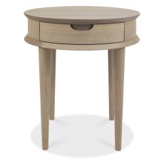 Dansk Scandi Oak Lamp Table with Drawer by Bentley Designs Dansk Scandi Oak Lamp Table with Drawer by Bentley Designs