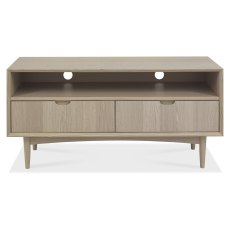 Dansk Scandi Oak Media Unit by Bentley Designs