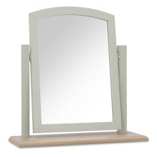 Whitby Scandi Oak and Soft Grey Vanity Mirror by Bentley Designs