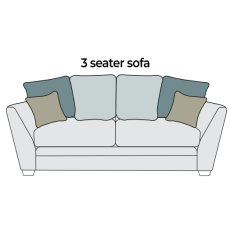 Montana 3 Seater Pillowback Sofa by Alstons