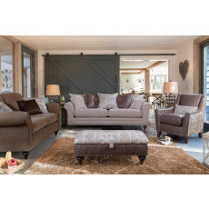 Utah 3 Seater Pillowback Back Sofa by Alstons Utah 3 Seater Pillowback Back Sofa by Alstons