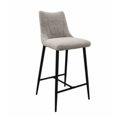 Zara Light Grey Fabric Counter Stool