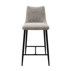 Zara Light Grey Fabric Counter Stool
