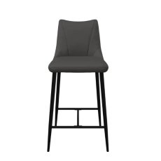 Zara Dark Grey Faux leather Counter Stool