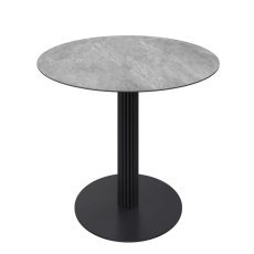 Castello 80 x 80cm Round Grey Ceramic Dining Table Castello 80 x 80cm Round Grey Ceramic Dining Table