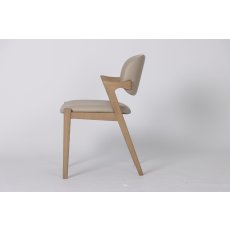 Mila Dining Chair (Beige PU) by Kelston House Mila Dining Chair (Beige PU) by Kelston House