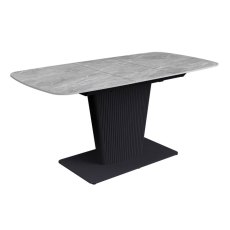 Abbott 130cm-170cm Grey Ceramic Extending Dining Table