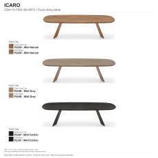 Icaro Fixed Dining Table 300 x 110cm (CS4115-FSW 300) by Calligaris