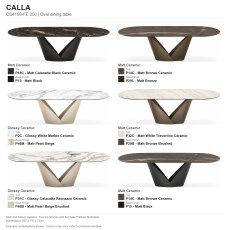Calla Fixed Dining Table 250 x 110cm (CS4159-FE 250) by Calligaris Calla Fixed Dining Table 250 x 110cm (CS4159-FE 250) by Calligaris