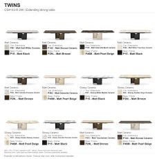 Twins Extending Dining Table 200 x 100cm (CS4153-R 200) by Calligaris