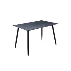 Carson Dining Table Rectangle 1200 Black