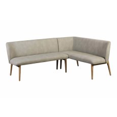 Diana Corner Bench (Left Hand Facing) - Misty Grey