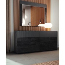 Onyx 6 Drawer Double Dresser by Camel Group Onyx 6 Drawer Double Dresser by Camel Group