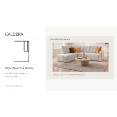 Caldera Open End Module Right by Softnord Caldera Open End Module Right by Softnord