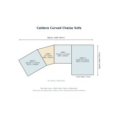 Caldera Curved Chaise Sofa (Right Hand Facing) by Softnord Caldera Curved Chaise Sofa (Right Hand Facing) by Softnord