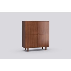 Sento 4 Door Bar Cabinet (With Optional Top Shelf Lighting)