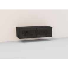 Sento 120cm Wall Mounted TV Unit with Grid Doors by MTE Theuns Sento 120cm Wall Mounted TV Unit with Grid Doors by MTE Theuns