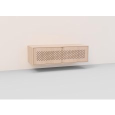 Sento 120cm Wall Mounted TV Unit with Grid Doors by MTE Theuns Sento 120cm Wall Mounted TV Unit with Grid Doors by MTE Theuns