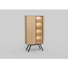 Napoli 2 Door Display Cabinet with Metal Base by MTE Theuns Napoli 2 Door Display Cabinet with Metal Base by MTE Theuns
