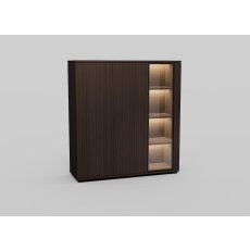 Napoli 3 Door Display Cabinet with Plinth by MTE Theuns Napoli 3 Door Display Cabinet with Plinth by MTE Theuns