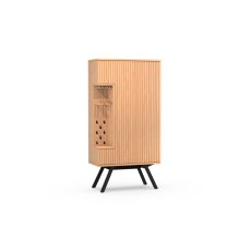 Napoli 2 Door Bar Cabinet with Metal Base by MTE Theuns Napoli 2 Door Bar Cabinet with Metal Base by MTE Theuns