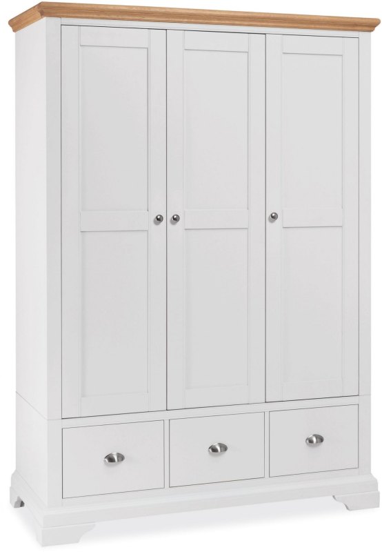 Hampstead Two Tone Triple Wardrobe