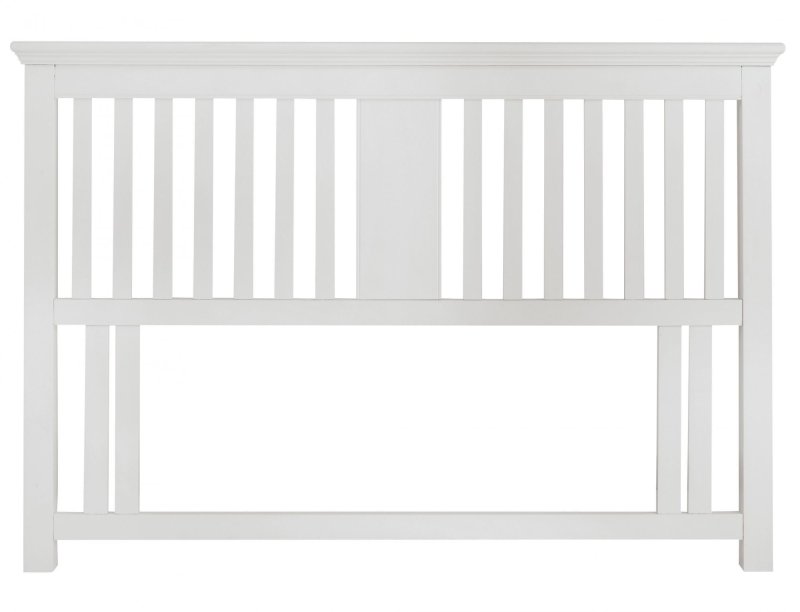 Hampstead White Slatted Headboard