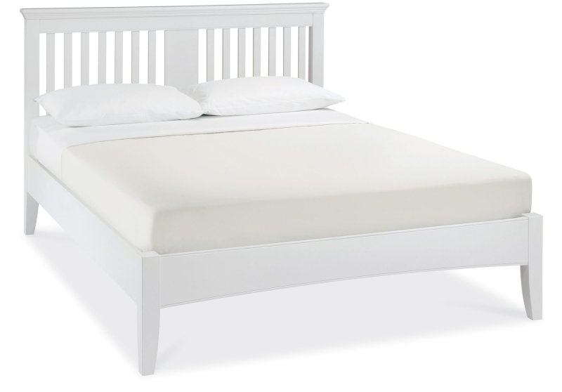 Hampstead White Slatted Bedstead