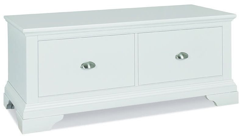 Hampstead White Blanket Chest